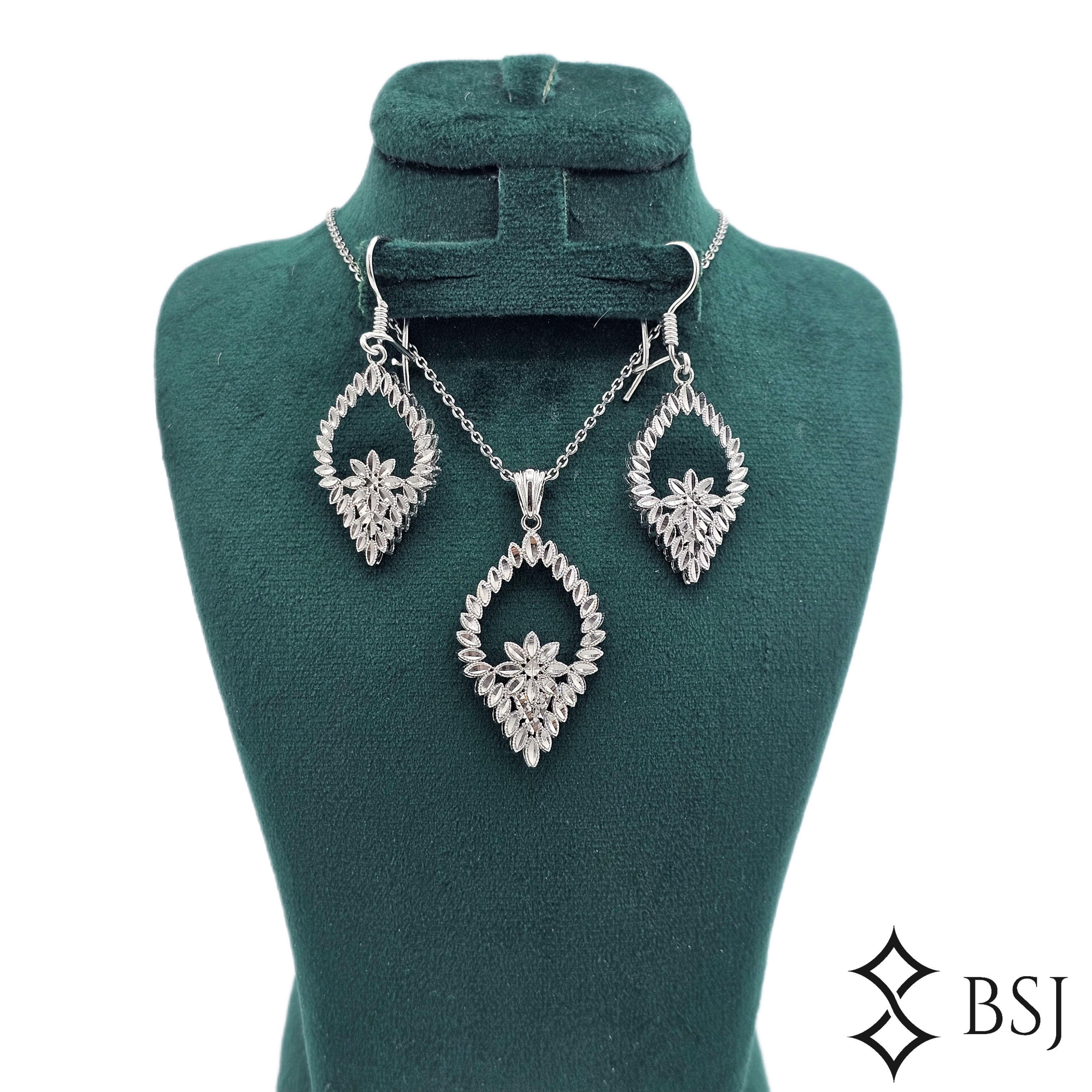 نیمست نقره GM106 تراش بدون نگین | شیک زنانه، دخترانه و مناسب عروس