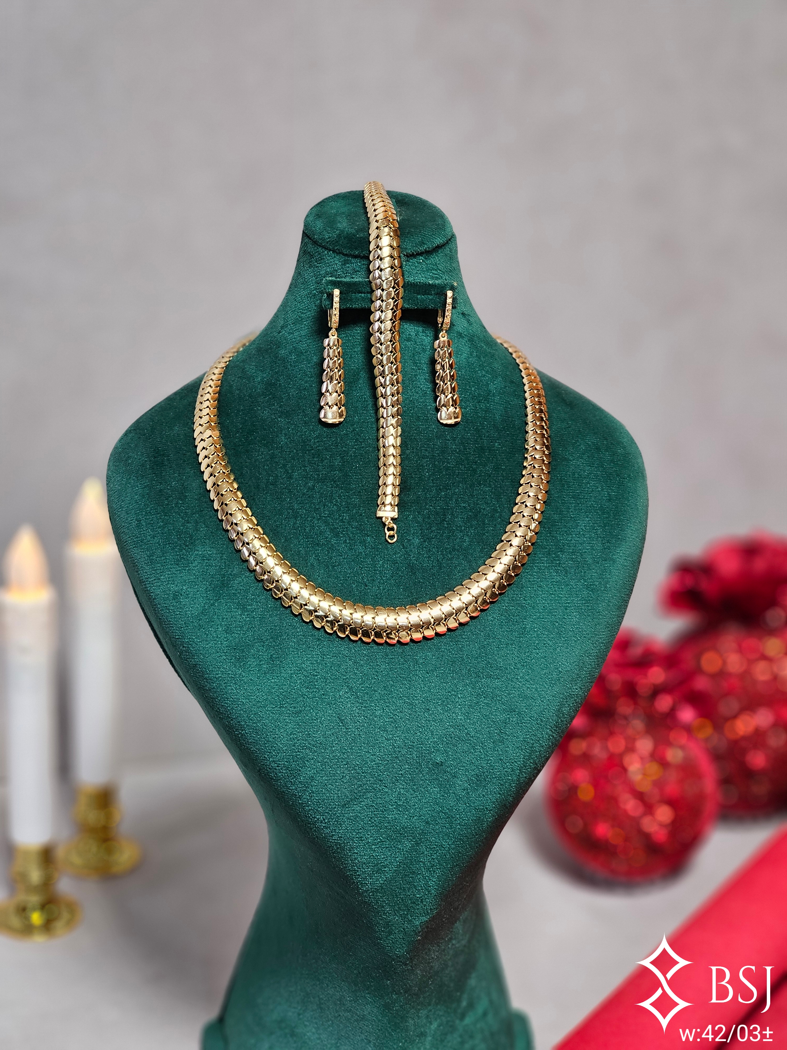 سرویس نقره GT156 تراش بدون نگین | شیک زنانه و مناسب عروس