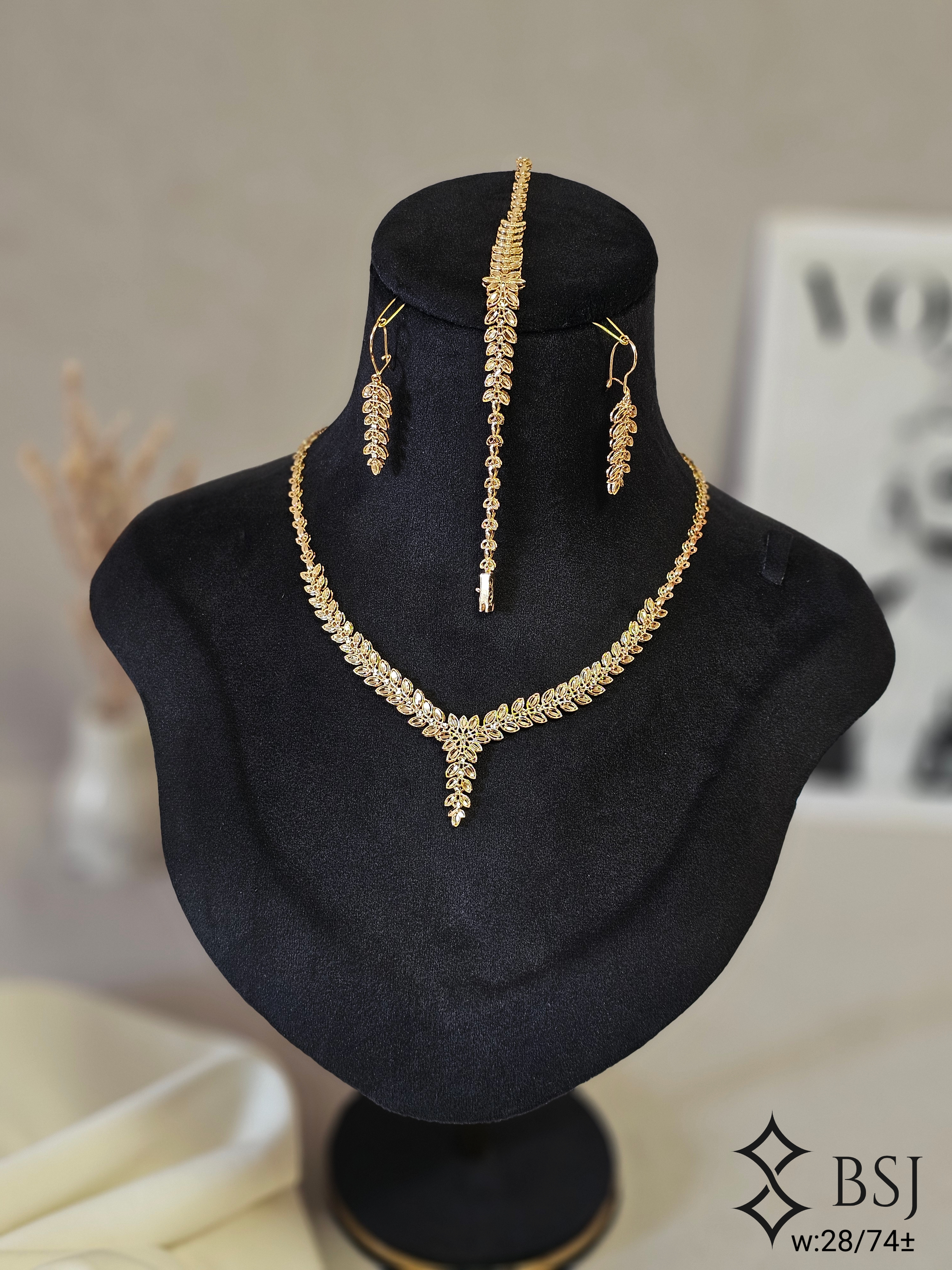 سرویس نقره GT153 تراش بدون نگین | شیک زنانه و مناسب عروس